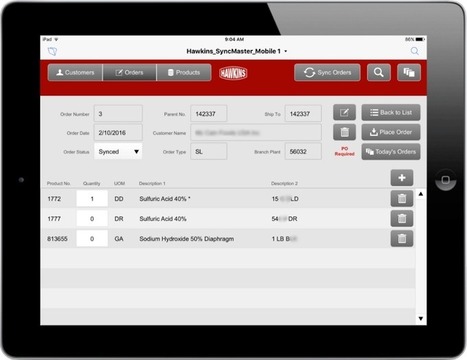 Hawkins Chemical Creates Integrated Offline iPad Mobile Ordering App with FileMaker Go | Learning Claris FileMaker | Scoop.it