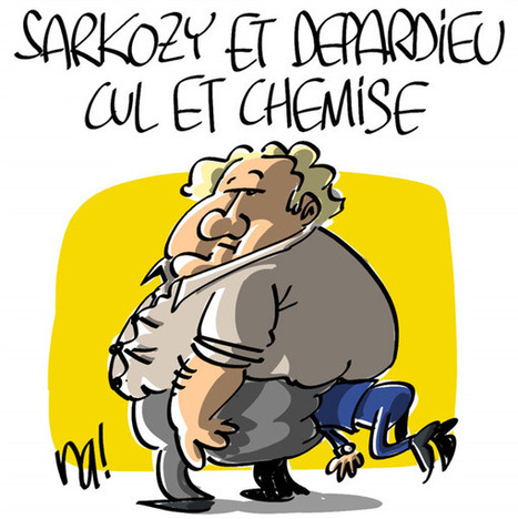 Sarkozy et Depardieu, cul et chemise | Essentiels et SuperFlus | Scoop.it