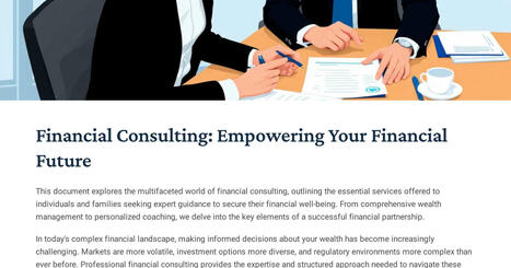 Financial Consulting: Empowering Your Financial Future | ChiefOperatingOfficer | Scoop.it