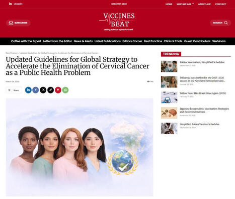 #cervicalcancer #hpv #hpvvaccination #hpvvaccineonedose | Enrique Chacon-Cruz | H&eacute;sitations Vaccinales: Observatoire HESIVAXs | Scoop.it