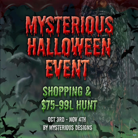 Mysterious Halloween Event 2022 | Teleport Hub - Second Life Events | Second Life Freebies | Scoop.it