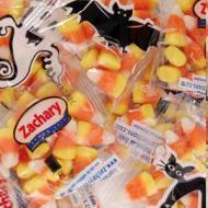 Halloween theme wedding Candy corn candy buffet wrapped bags | Candy Buffet Weddings, Favors, Events, Food Station Buffets and Tea Parties | Scoop.it