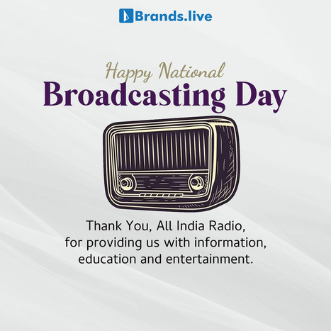 The History Of National Broadcasting Day | Brands.live | Scoop.it