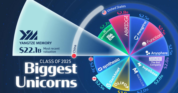 Ranked: Most Valuable Unicorns Created in 2025 | Technology Report - Changing Our World | Scoop.it