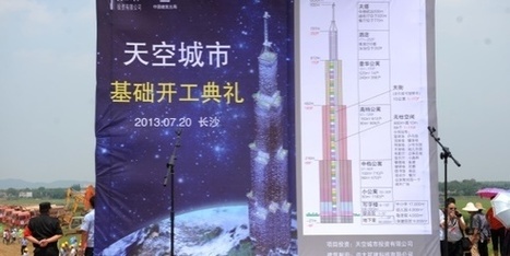 Chine: la construction de la plus haute tour monde stoppée net | Construction l'Information | Scoop.it