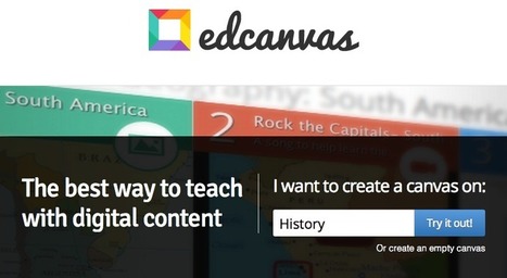 Crea un lienzo de herramientas para tus cursos con EdCanvas | TIC & Educación | Scoop.it