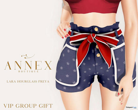 Bernice Shorts Red White Blue July 2021 Group Gift by The Annex | Teleport Hub - Second Life Freebies | Second Life Freebies | Scoop.it