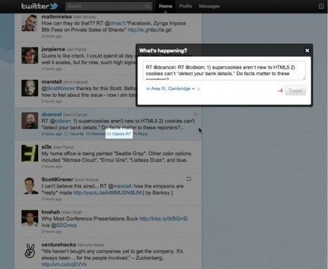 Edita un retweet desde la web con Classic Retweet | Utilización de Twitter la Educación | Scoop.it