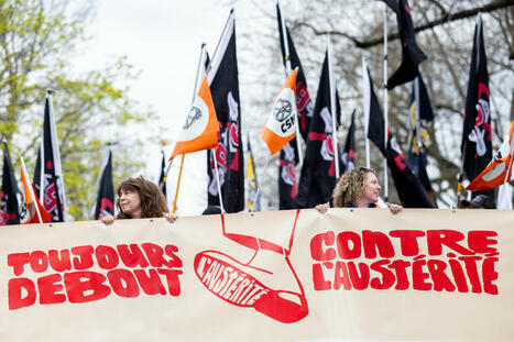 1er mai | Dans la rue par centaines contre l’austérité | Revue de presse - Fédération des cégeps | Scoop.it
