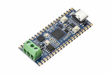 Raspberry Pi Pico-sized RP2350 CAN development board features a clone of the MCP2515 CAN Bus controller - CNX Software | Raspberry Pi | Scoop.it