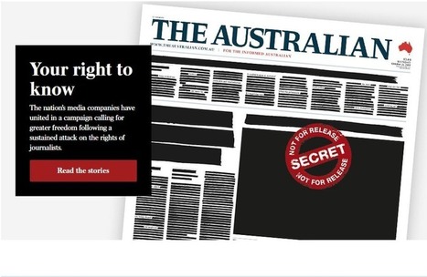 Les journaux australiens dénoncent la censure gouvernementale | DocPresseESJ | Scoop.it
