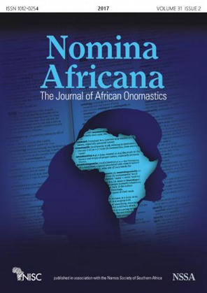 Nomina Africana: Journal of African Onomastics / Vol. 34 (1) | Name News | Scoop.it