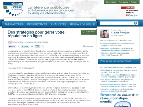Des strat&eacute;gies pour g&eacute;rer votre r&eacute;putation en ligne | Time to Learn | Scoop.it