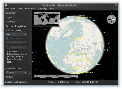 Marble – An Open Source Alternative To Google Earth [Linux] | Las TIC en la Educación | Scoop.it