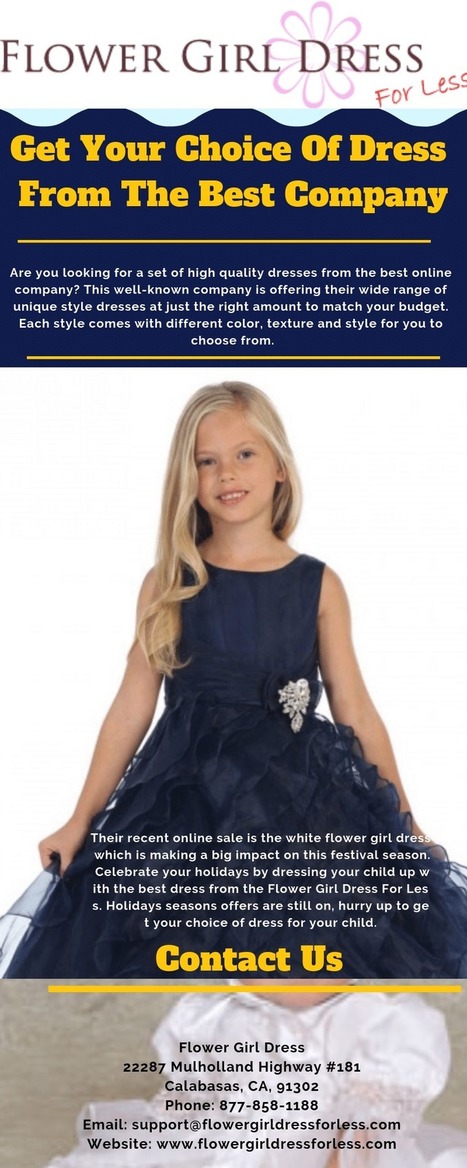 best website for flower girl dresses