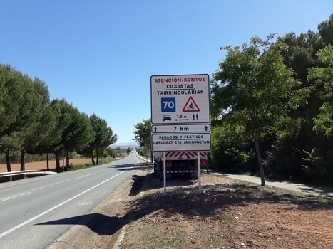 El Gobierno de Navarra ha señalizado dos vías de uso frecuente de ciclistas de carretera | Movilidad, logística, transporte | Scoop.it