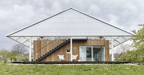 Une maison bois avec une serre en lieu et place de toit | Build Green, pour un habitat écologique | Scoop.it