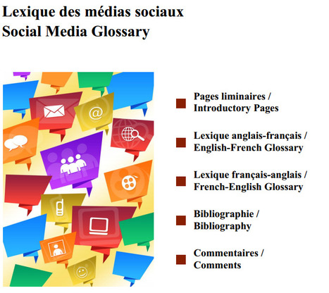 Lexique r&eacute;seaux sociaux : 300 mots et expressions en fran&ccedil;ais (et &eacute;quivalents en anglais) | Sociologie du num&eacute;rique et Humanit&eacute; technologique | Scoop.it