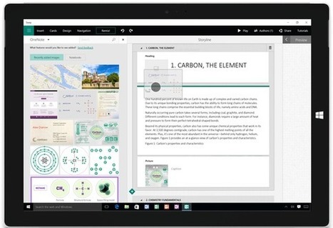Microsoft's Sway storytelling app now available for the new Windows 10 | Moodle and Web 2.0 | Scoop.it