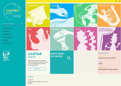 Cantar Mais - Home | ARTES e artistas | Scoop.it