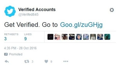 Twitter users warned of phishing scam hiding in plain sight as Promoted Tweet | Security Networks and computers | Scoop.it