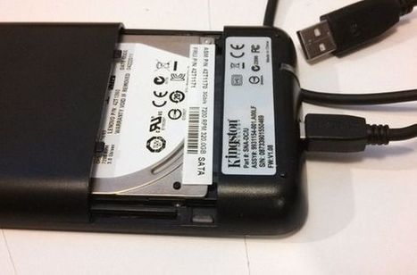 It's cheap and easy to make your own portable hard drive from an old PC drive | Great for #Backup | Free Tutorials in EN, FR, DE | Scoop.it