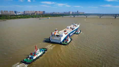 LD Armateurs : le Spirit of Toulouse re&ccedil;oit ses rotors &agrave; Shanghai apr&egrave;s sa descente du Yangts&eacute; | Wuhan, Hubei | Scoop.it