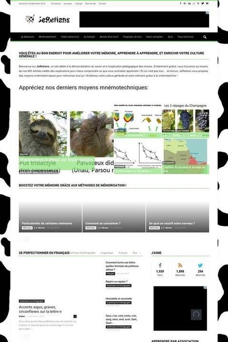 Moyens mnémotechniques et méthodes d'apprentissage | Sites pour le Français langue seconde | Scoop.it