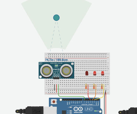 Ultrasonic Distance Sensor in Arduino With Tinkercad : 6 Steps (with Pictures) | tecno4 | Scoop.it