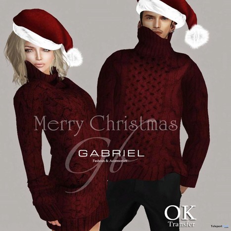 Sweater Christmas Group Gift for Men and Women by Gabriel | Teleport Hub - Second Life Freebies | Teleport Hub | Scoop.it